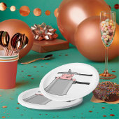 Varken in een potje papieren bordje