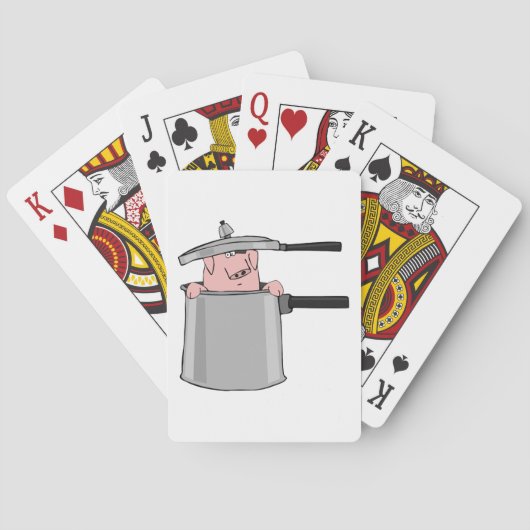 Varken in een potje pokerkaarten (Achterkant)