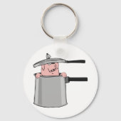 Varken in een potje sleutelhanger (Achterkant)