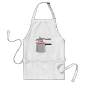 Varken in een potje standaard schort (Voorkant)