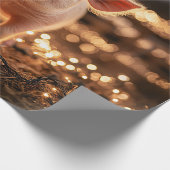 Varken in een Santa Hat Decoupage Craft Cadeaupapier (Hoek)