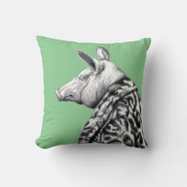 Varken in Jaguar bontjas (Moegi) Kussen