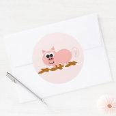 Varken in modder Sticker (Envelop)