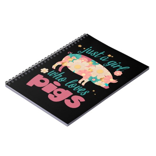 Varken is een meisje dat van varkens houdt 202 Kop Notitieboek (Linkerzijde)