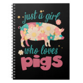 Varken is een meisje dat van varkens houdt 202 Kop Notitieboek (Voorkant)