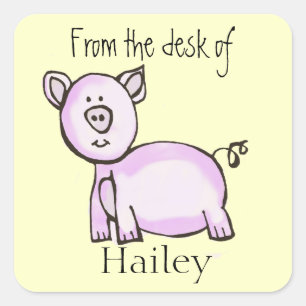 Varken kinder stationery sticker