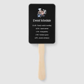 Varken Mascot Familie Reünie Evenement Schema Aang Handwaaier (Achterkant)