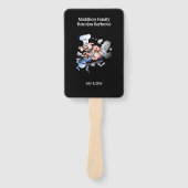 Varken Mascot Familie Reünie Evenement Schema Aang Handwaaier (Voorkant)