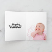 Varken met biggen Vaderdag Kaart (Binnen)