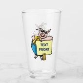 Varken met bord glas (Voorkant)