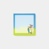 Varken met bord post-it® notes (Voorkant)