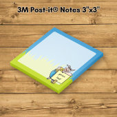 Varken met bord post-it® notes