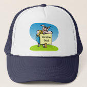 Varken met bord trucker pet (Voorkant)