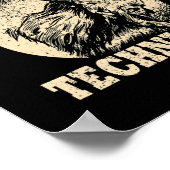  varken met de sloop van de sloopwerker poster (Hoek)