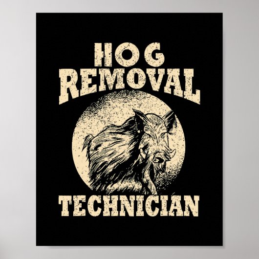  varken met de sloop van de sloopwerker poster (Voorkant)