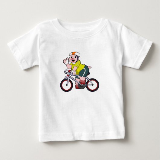 Varken met fiets en helm (Voorkant)