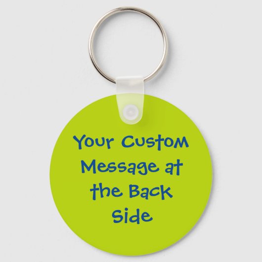 Varken met gebarentaal Sleutelhanger (Achterkant)