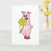 Varken met gele aanjager kaart (Gele Bloem)