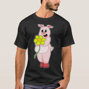 Varken met gele aanjager t-shirt