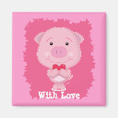 Varken met hart Magnet (Voorkant)