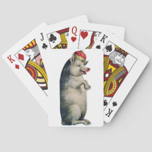 Varken met Kroon Poker speelkaarten