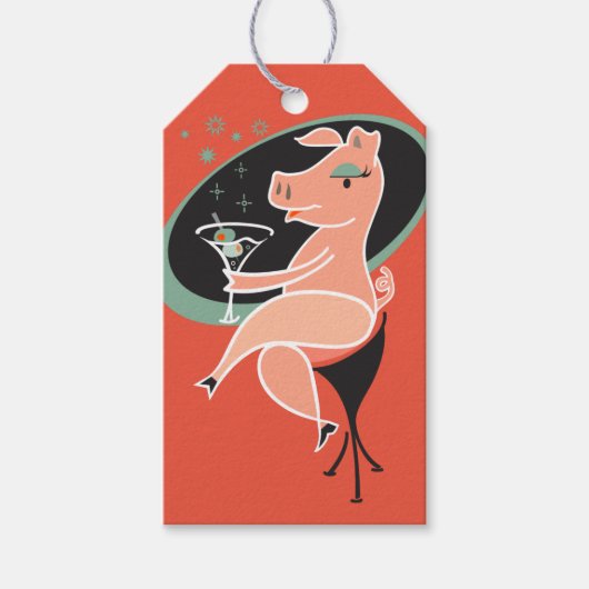 Varken met Martini Cadeaulabel (Voorkant)