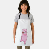 Varken met Roos ventilator Schort (Insitu)