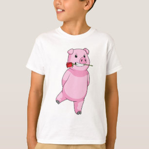 Varken met Roos ventilator T-shirt