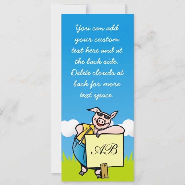 Varken met teken (Voorkant)