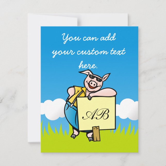 Varken met teken (Voorkant)