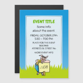 Varken met teken (Voorkant / Achterkant)