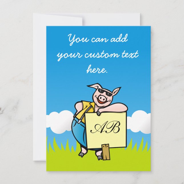 Varken met teken (Voorkant)