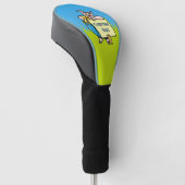 Varken met teken golfheadcover (Schuin)