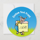 Varken met teken kaart (Voorkant)