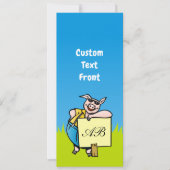 Varken met teken kaart (Voorkant)