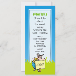 Varken met teken kaart