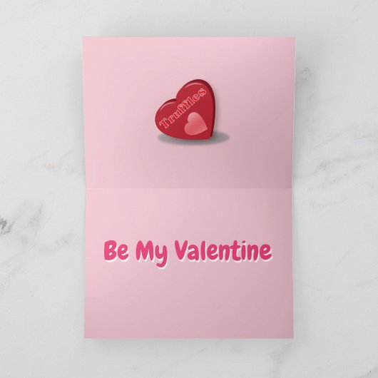 Varken met truffels feestdagen kaart (Binnen)