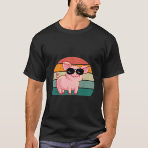 Varken met zonnebril Varken T-shirt