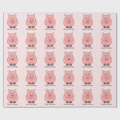 Varken ontwerp gepersonaliseerd cadeaupapier (Vlak)