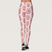 Varken Ontwerp Jouw Achtergrond Kleur Leggings (Achterkant)