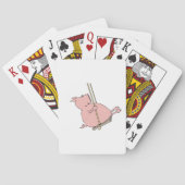 Varken Op Een Schommel Pokerkaarten (Achterkant)