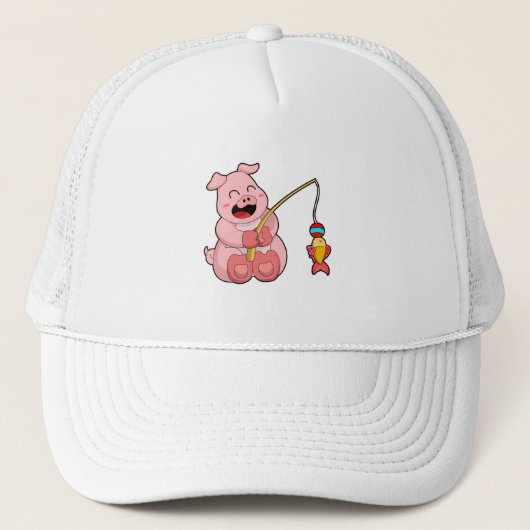 Varken op Gevist vis Trucker Pet (Voorkant)
