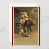  varken op missie feestdagenkaart (Voorkant / Achterkant)