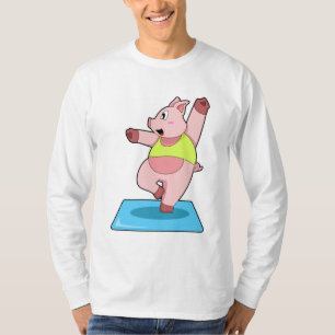 Varken op Yoga Fitness T-shirt