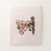 Varken Puzzel (30 extra grote stukken) (Verticaal)