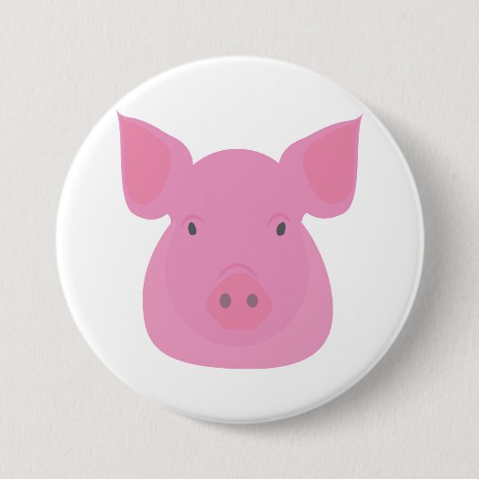 Varken Ronde Button 7,6 Cm (Voorkant)