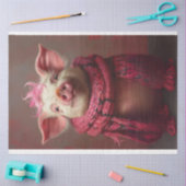 Varken Roze Haar Rosalina Ruffles Decoupage Tissuepapier (Craft)