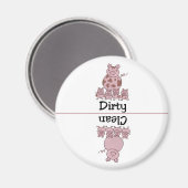 Varken Schoon Vuil Vaatwasser Magneet (Voorkant / Achterkant)