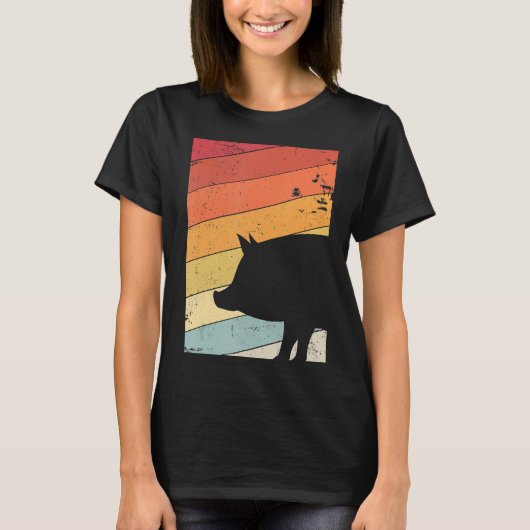 Varken Shirt Retro stijl (Voorkant)