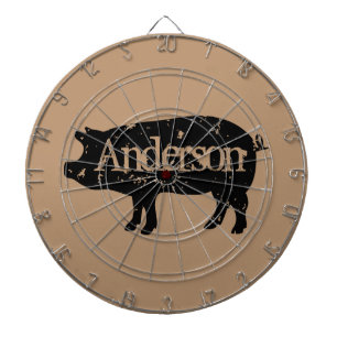  varken silhouet aangepaste dartboard dartbord